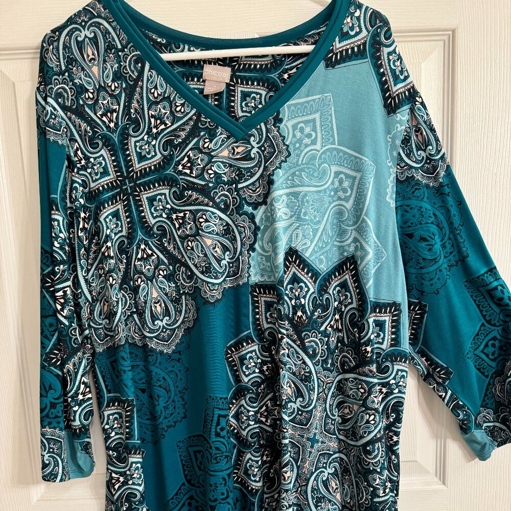 Chico's Paisley Blouse